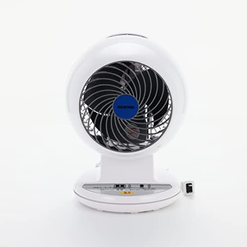 Iris Ohyama Circulator, 8 Tatami Mats, Quiet, Up/Down, Left/Right Swing, Powerful Air Blower, Remote Control Included, Timer Function, White PCF-C15T