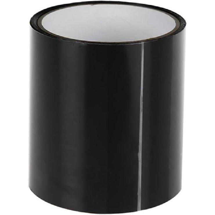 Super Strong Fiber Waterproof Tape - Shallwell Stop Leaks Seal Repair Tape Performance Self Fix Tape Adhesive Tape (Black, 3.93 Inch)