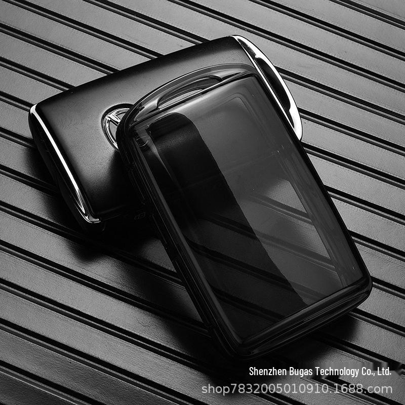 Mazda 3/CX-4/CX-5/CX-8/CX-30/Atez Key Cover: Transparent Buckle Shell