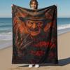 1 Stück Freddy Krueger, Horror, Albtraum - Wohndecke, Weich, Flanelldecken, Wohnzimmer, Ganzjahresnutzung-102754