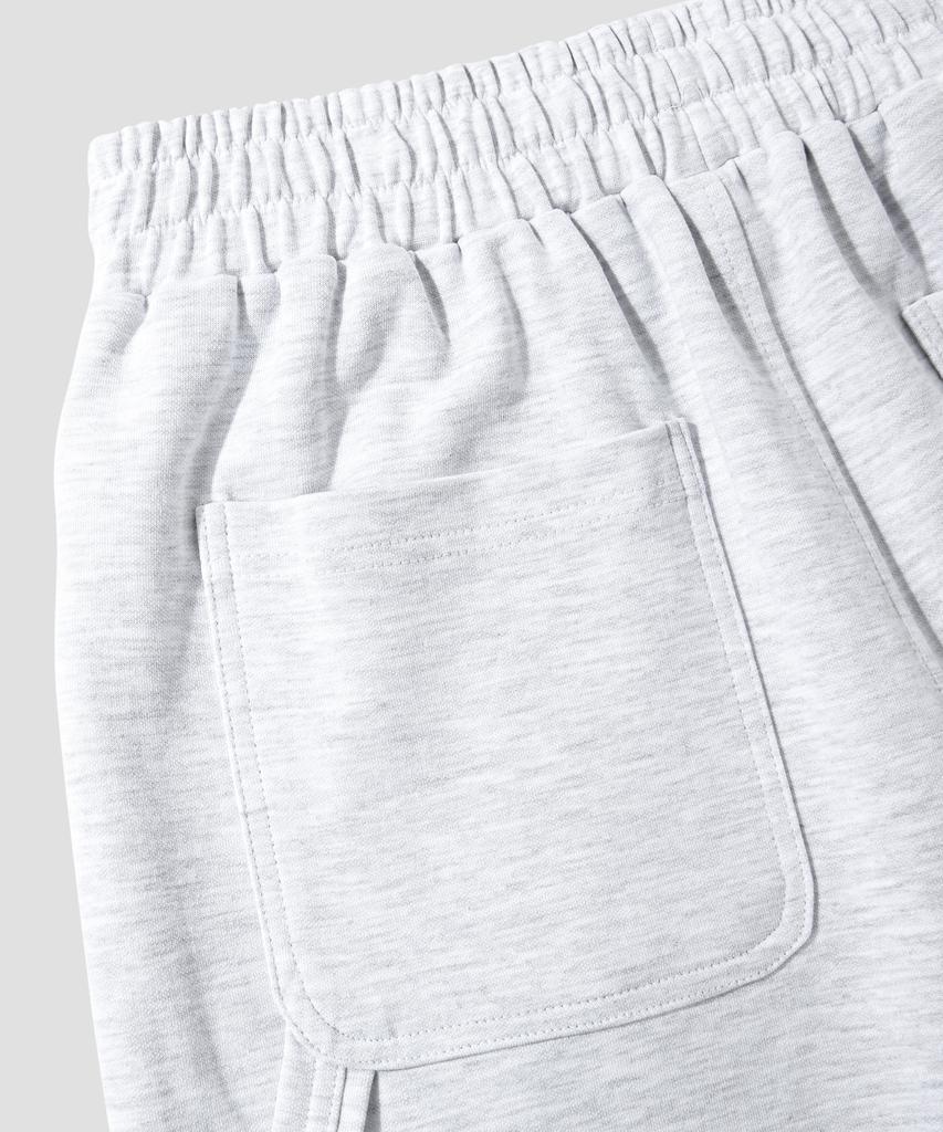 AGOD Carpenter Daimaru Sweat Wide Pants [White Melange]