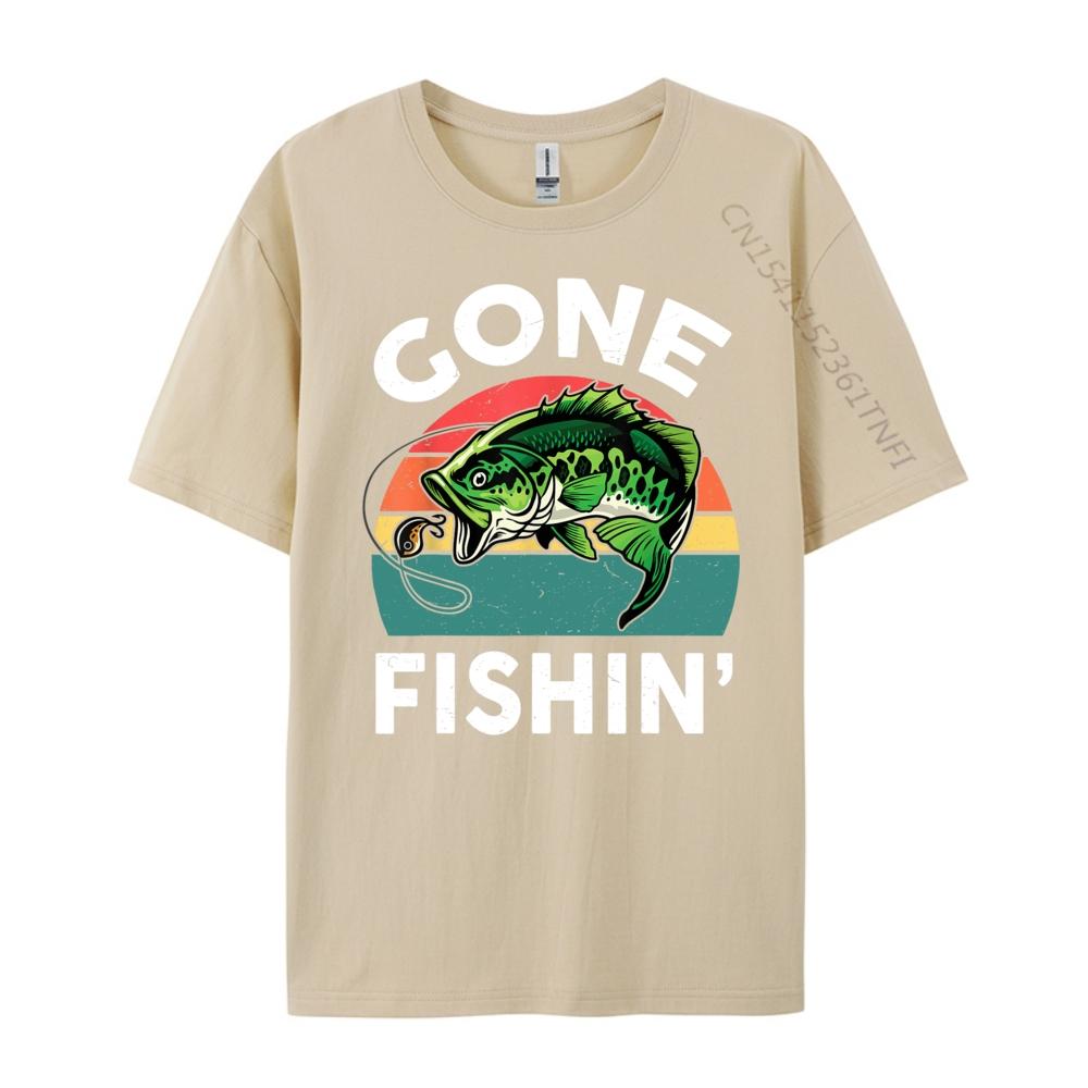 Kids Gone FishingShirt Boy Toddler Funny Bass Dad Black Shirt Graphic Tees Men Funny T Shirts Tshirts Plus Size Chinese Style