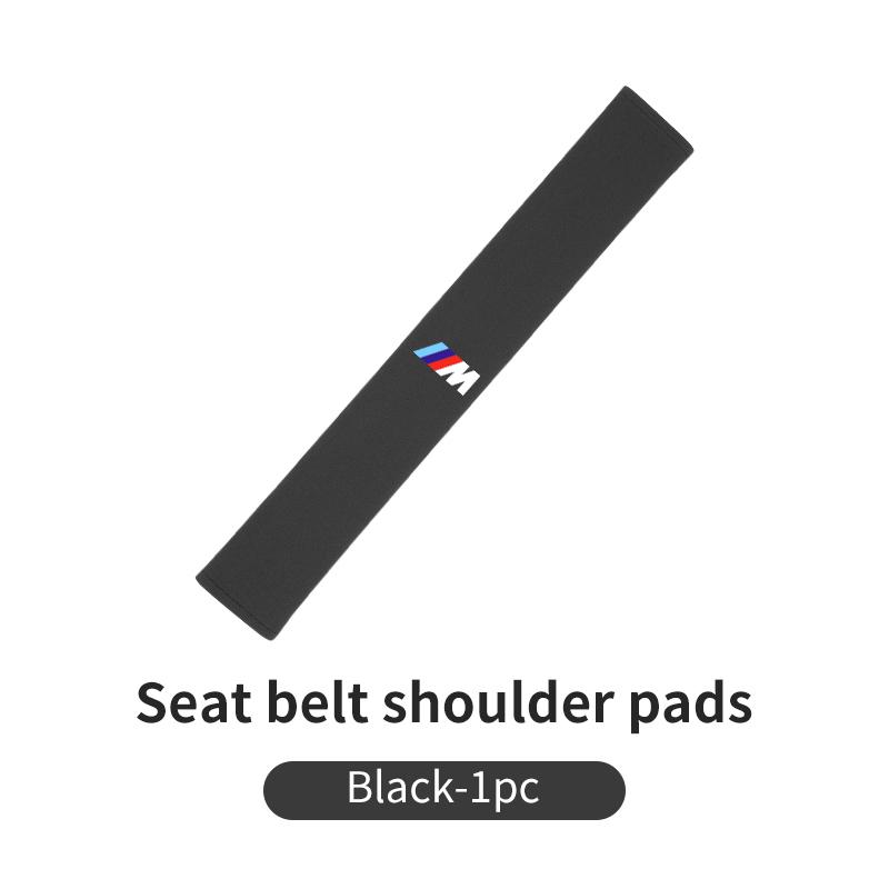 For BMW Car Seat Belt Shoulder Cover Protection Pad Auto Emblem Accessories E93 F10 F20 F30 F40 F15 F25 F26 F31 F49 F86 M3 M5 X3 SLZPW1