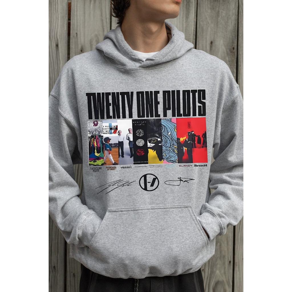 Felpa Twenty One Pilots Uomo Donna Oversize Felpa Pile Morbida Pullover Streetwear Harajuku Abbigliamento Femminile Maschile