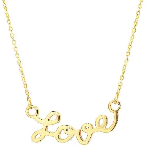 Стальtime Позолоченная 18K Нержавеющая сталь Круглый Шарм Регулируемый Чокер Lover Necklace