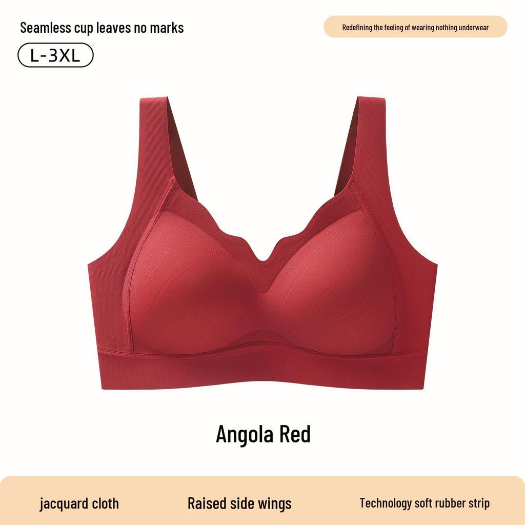Seamless Anti-Gravity Plus Size Wire-Free Support Bra