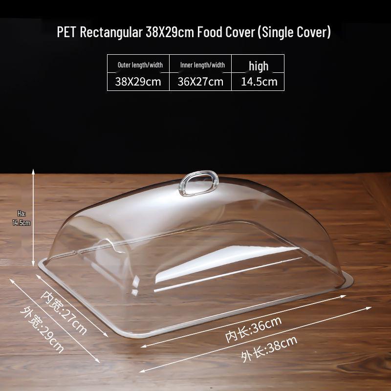 Прямоугольная прозрачная крышка-лоток пищевого назначения для хлеба и выпечки Single Unit 1 piece 1290₽