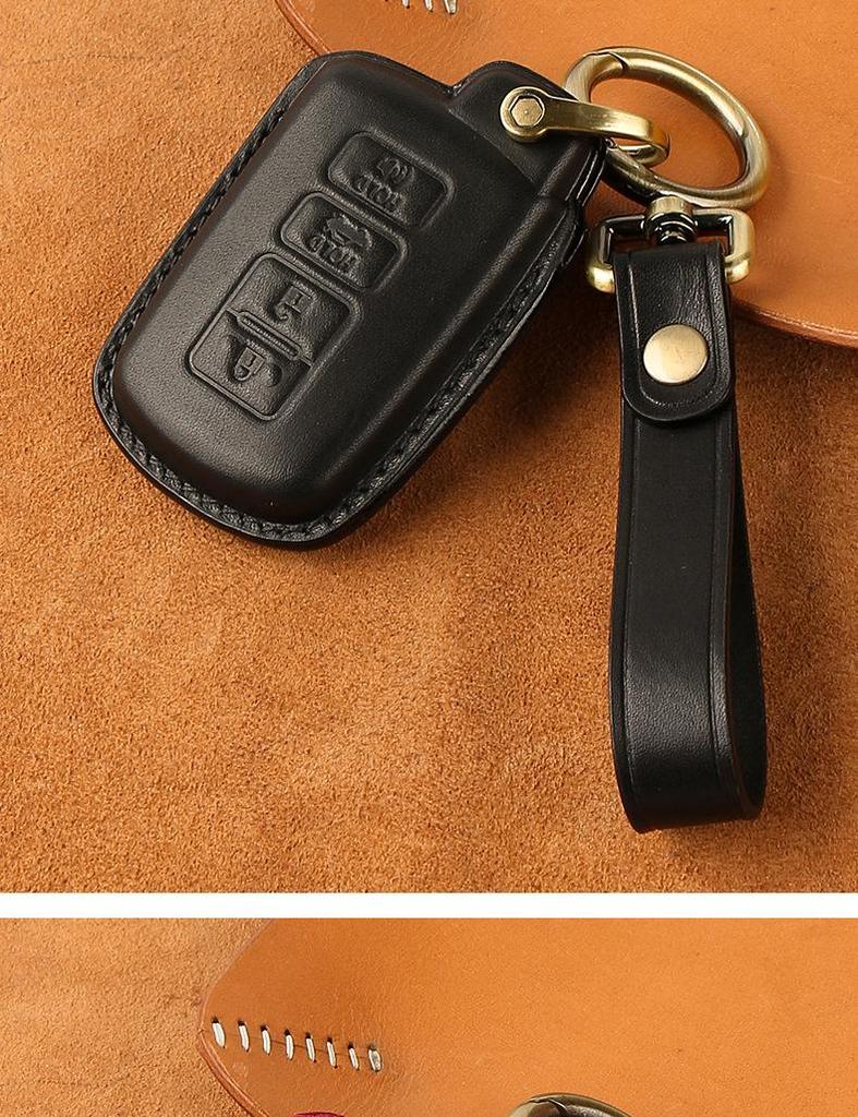 Cross-Border Compatible Cowhide Key Bag for Toyota Avalon, Camry, Corolla, Highlander, RAV4