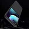 For Motorola Razr 40 Ultra 5G Anti-Drop Phone Case Fiber Carbon Texture PC Phone Cover