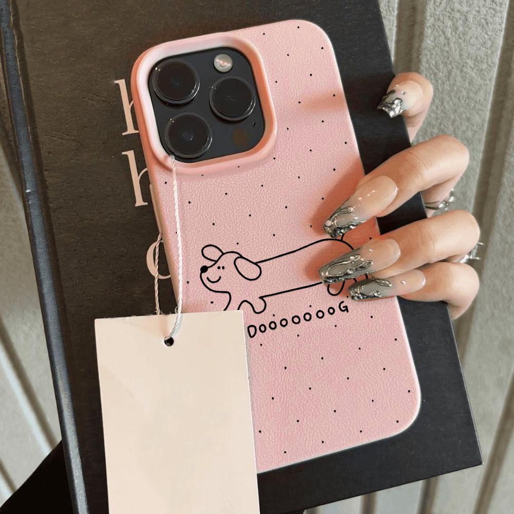 Skin-feel Phone Case for iPhone 11 13 16 Pro Max iPhone XR XS Max 14 15 Pro Max 12 13 Pro Max 16 Plus 13 Pro 14 Pro Cartoon Painted Macaron Colors