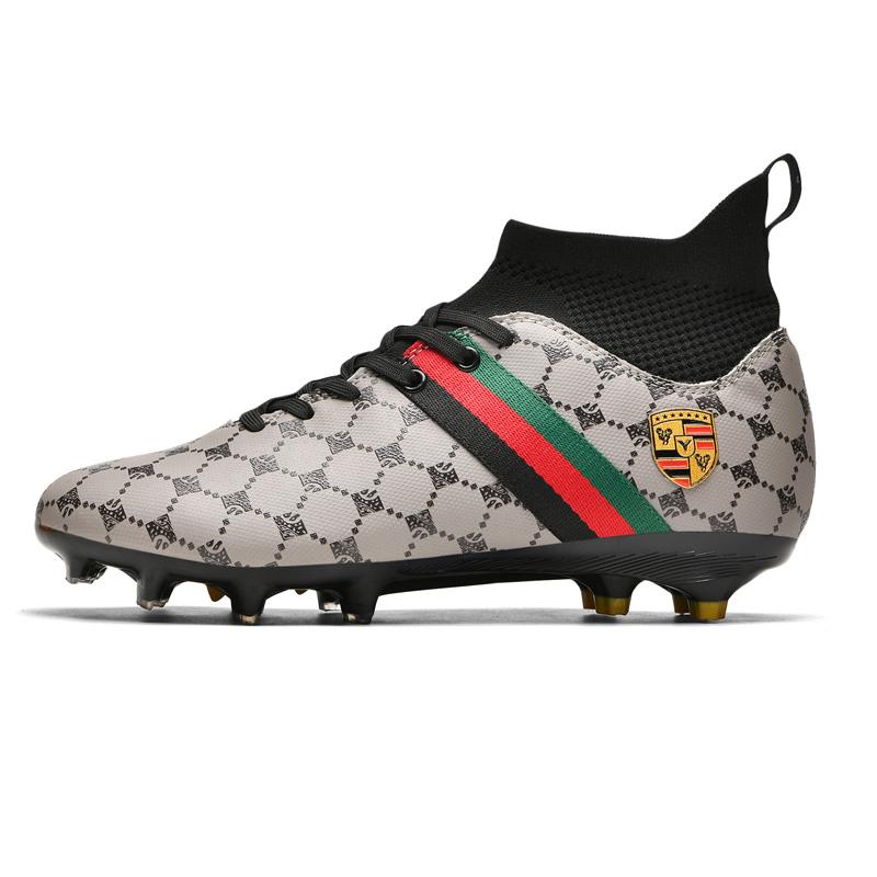 

Men s Football Shoes Pro-Quality Teenager s Outdoor Training Cleats High Quality Breathable Athletic Sneakers Anti-slip Footwear 42