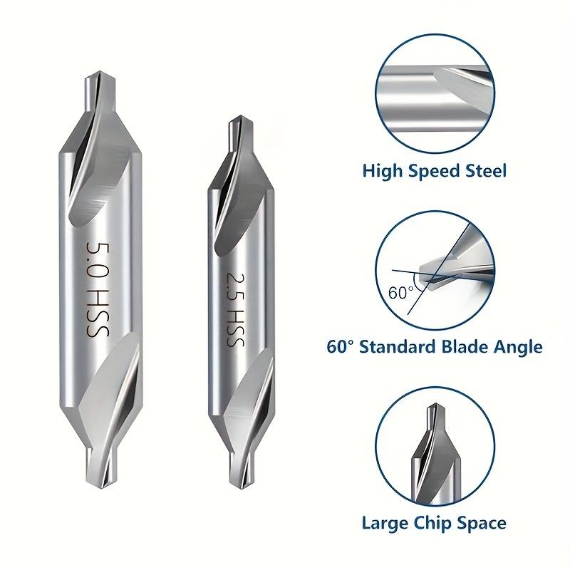 Bit Drill Center 5pcs7pcs Set 60 Degree Angle Center Drill Bit Kit Lathe Metal Working Butt Tool