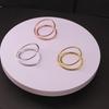 6/12Pcs Golden Napkin Rings Alloy Spiral Design Napkin Holders Buckles Family Dinner Wedding Party Table Decoration