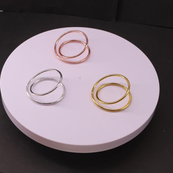 6/12Pcs Golden Napkin Rings Alloy Spiral Design Napkin Holders Buckles Family Dinner Wedding Party Table Decoration