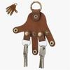 Cowhide Hand Shape Pendant Buckle Hand Keychain Holder Fashion Leather Keychain  Bag/key Decor