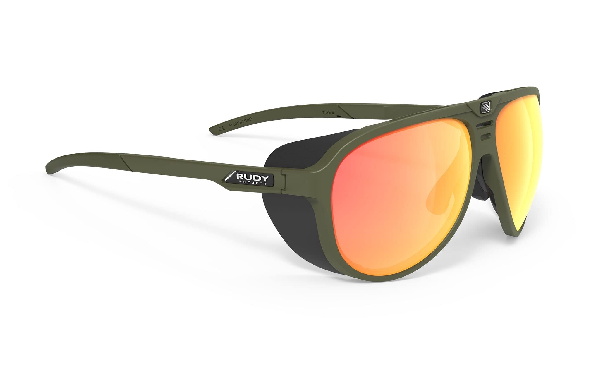 

Sunglasses STARDASH Olive Laser Orange 63x53mm [RUDYPROJECT] SP814013-0000 Matte/Multi
