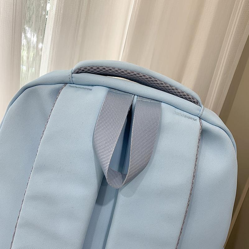 Large Capacity Junior Senior High School Schoolbag Women's Cartoon Color Contrast Backpack