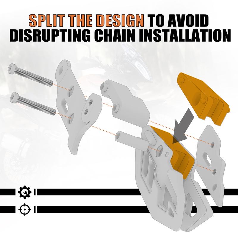 For 2020-2024 KTM 390 ADV Motorcycle Chain Guide Protector for Husqvarna 701 SM 701 Enduro 701 Supermoto 16-24 Norden 901 22-24