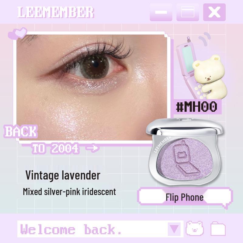 Fruit Punch Litchi Single Eyeshadow & Multi-Use Highlight Powder: Lemon Bear Dreamcore Edition