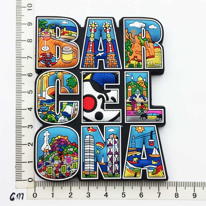 Spain Fridge Magnets Travelling Souvenirs Home Decor Barcelona Travelling Fridge Magnets Wedding Gifts Message Board Stickers
