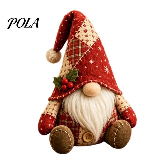Anfänger Nähprojekt DIY Patchwork Wichtel Set, Weihnachten 3D Set Bastelset für Anfänger Erwachsene Handgemachtes Geschenk Vorgeschnittene Stoffteile