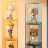 New POP MART Single Display Case Set Mystery Box Figure Multicolor Storage Dust Resistant Display Case Model Accessories PPMT-2401-0073