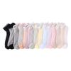 5 Pairs Socks Women Spring Summer Thin Transparent Lace Lace Socks Short Crystal Glass Stockings