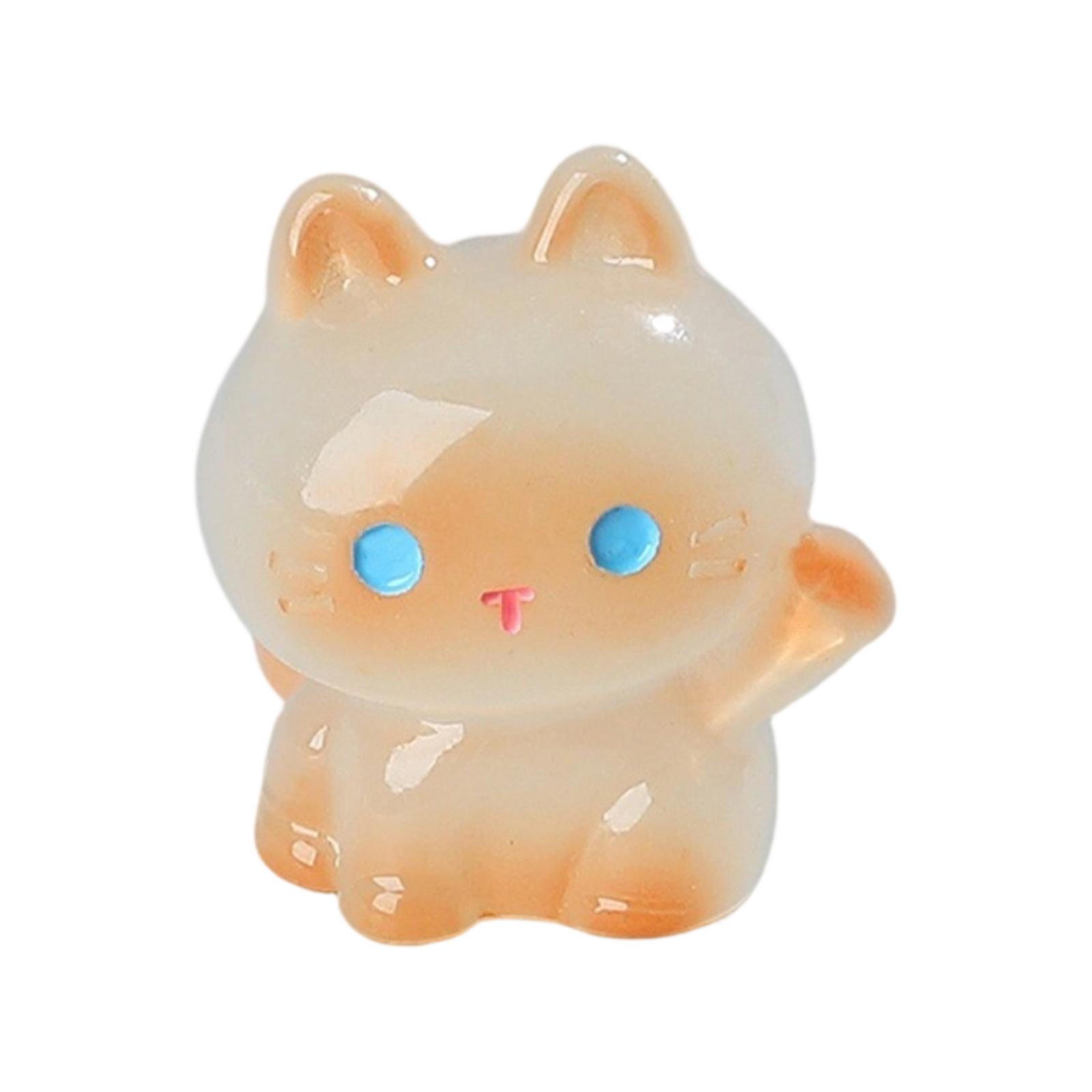 

Adorable Glow-in-the-dark Orange Siamese Plush Toy, Jewelry, Accessories, Car Decorations, Desktop Ornaments. One Size