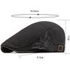 HT4634 Berets Spring Summer Autumn Men Women Cap Artist Painter Beret Hat Male Female Adjustable Ivy Flat Cap Cotton Beret Cap
