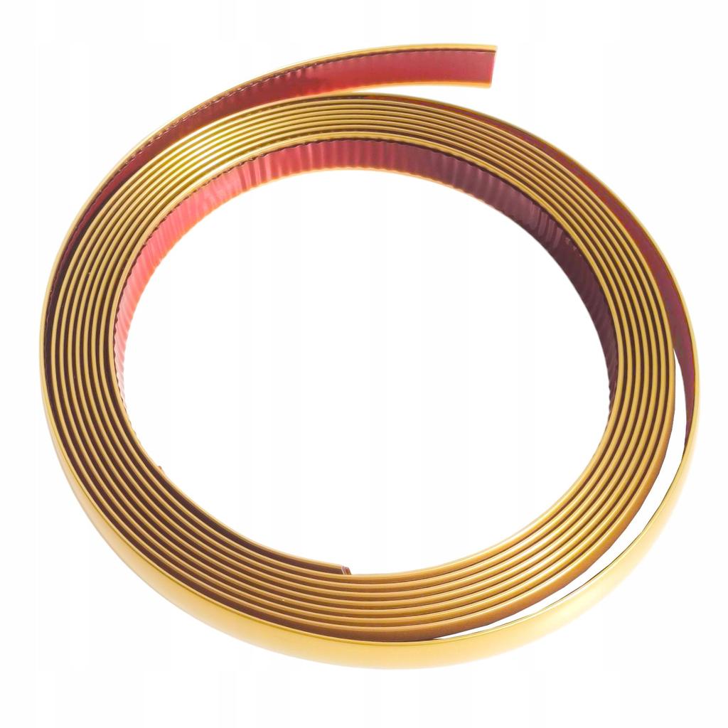 Listwa Ozdobna Złota Mat 30Mm Elastyczna Listwy Gold Samoprzylepna 5 Metrów