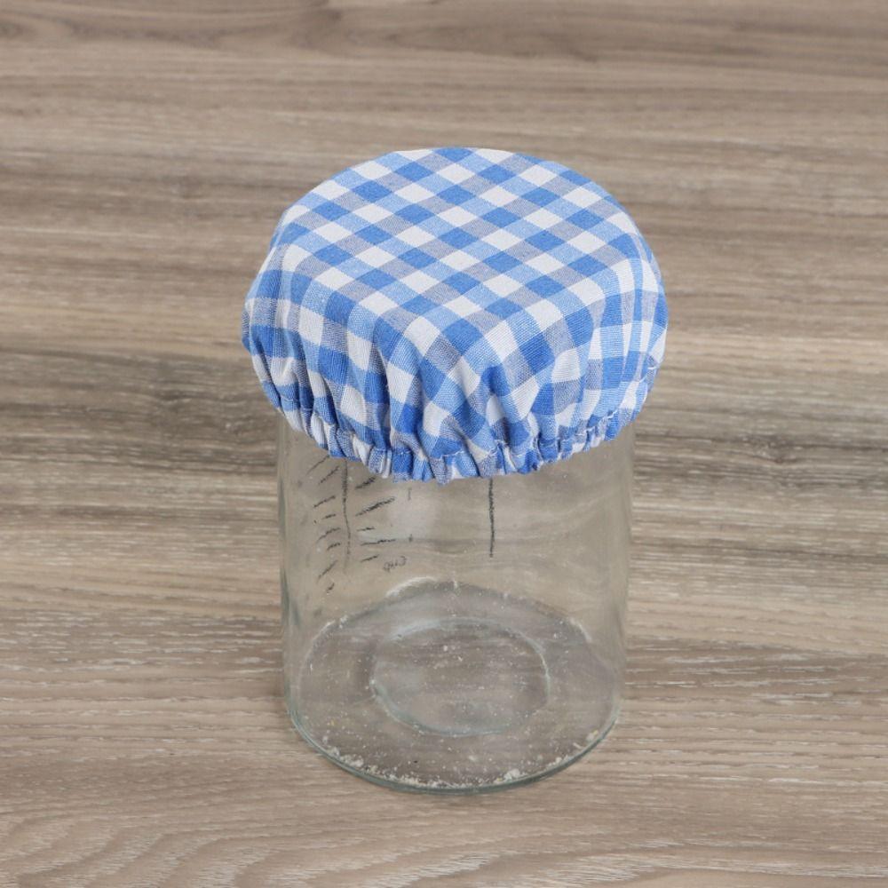 1PC Reusable Sourdough Starter Jar Covers  Fit Jars Mouth from 8-10cm