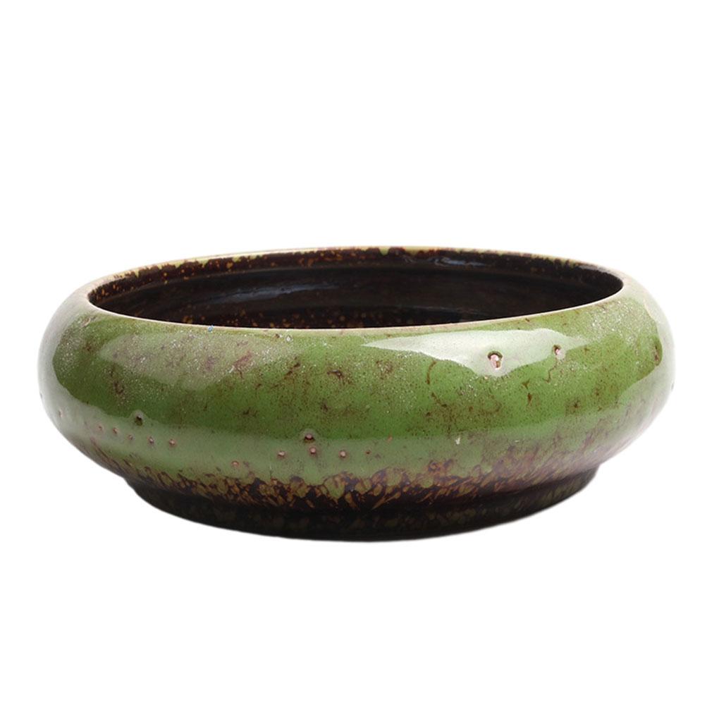 Ceramics Large Round Juicy Planter Bowl Flowers Herbs And Vegetables Flower Plant Container For Home