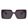 Versace Ve 4405 538487 54mm Womens Rectangle Sunglasses Transparent Purple