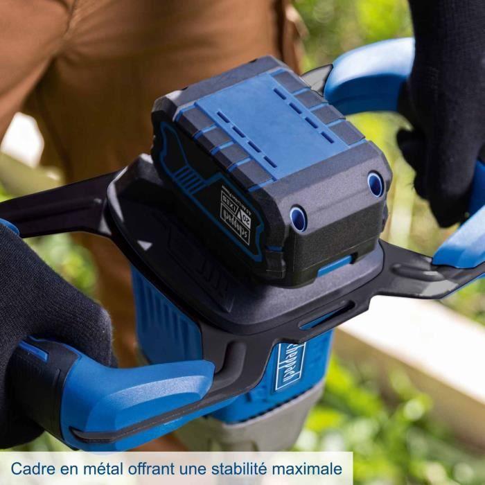 Cordless Earth Auger Pack BC-EB100-X - Bit Ø 100 Mm Length 800 Mm - 125 Rpm - SCHEPPACH 20V IXES 4Ah Battery + 2.4A Charger