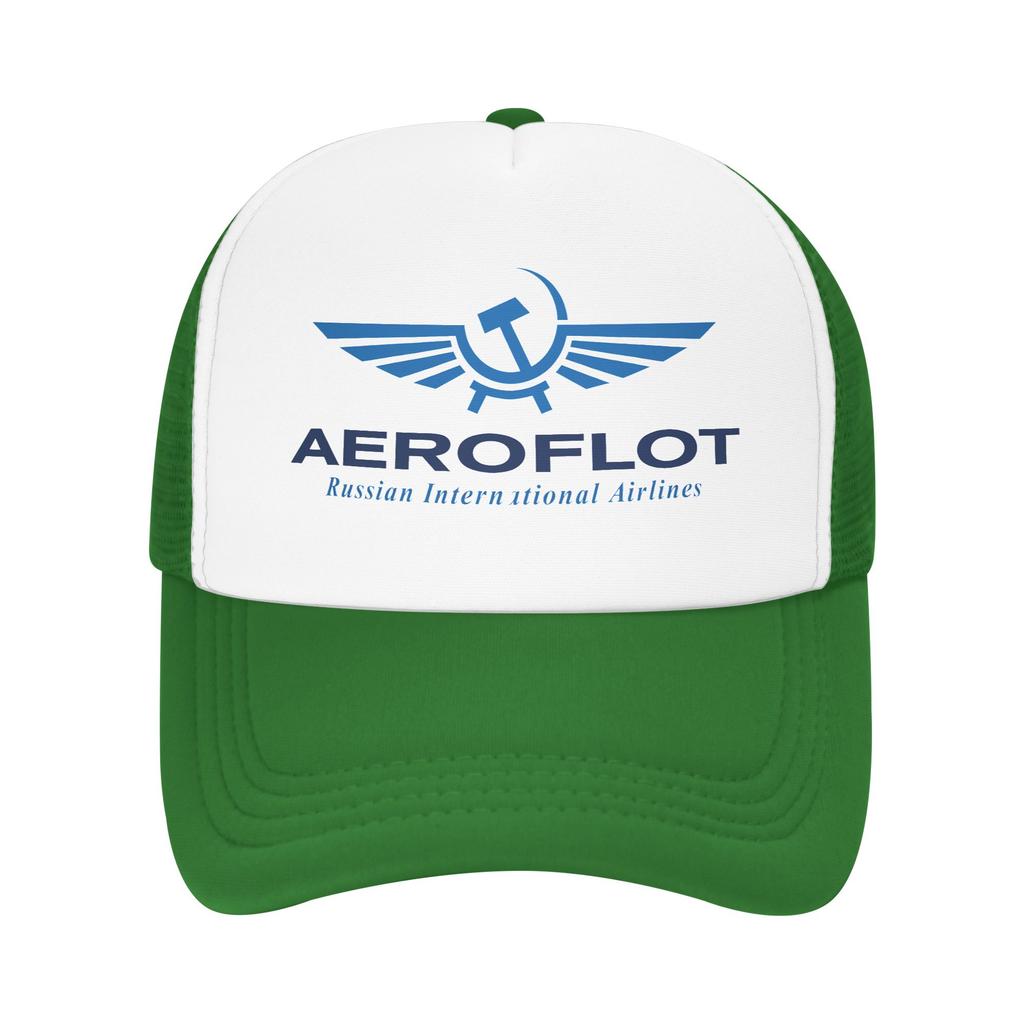 Aeroflot Aviation Russe Pilote Aerospace Casual Sun Hats For Female Male Spring Outdoor Sport Baseball Cap Fitted Retro Hats