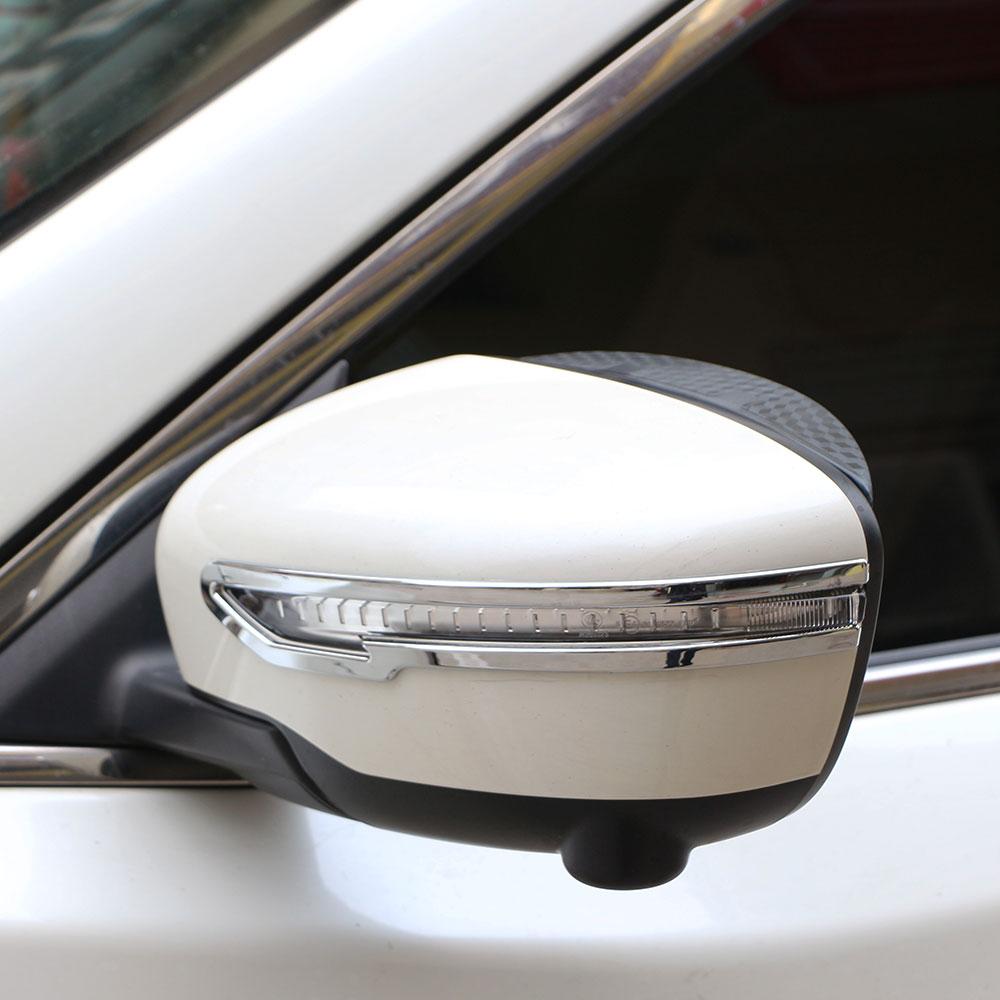 Car Rearview Mirror Protector Cover for Nissan X-trail Xtrail Rogue T32 2014-2017 Rear View Side Mirror Trim Sticker Accessories