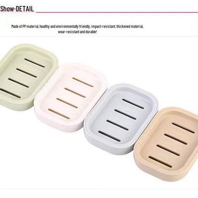 Dual-Layer Portable Soap Dish - Draining Design for Bathroom and Dorm 