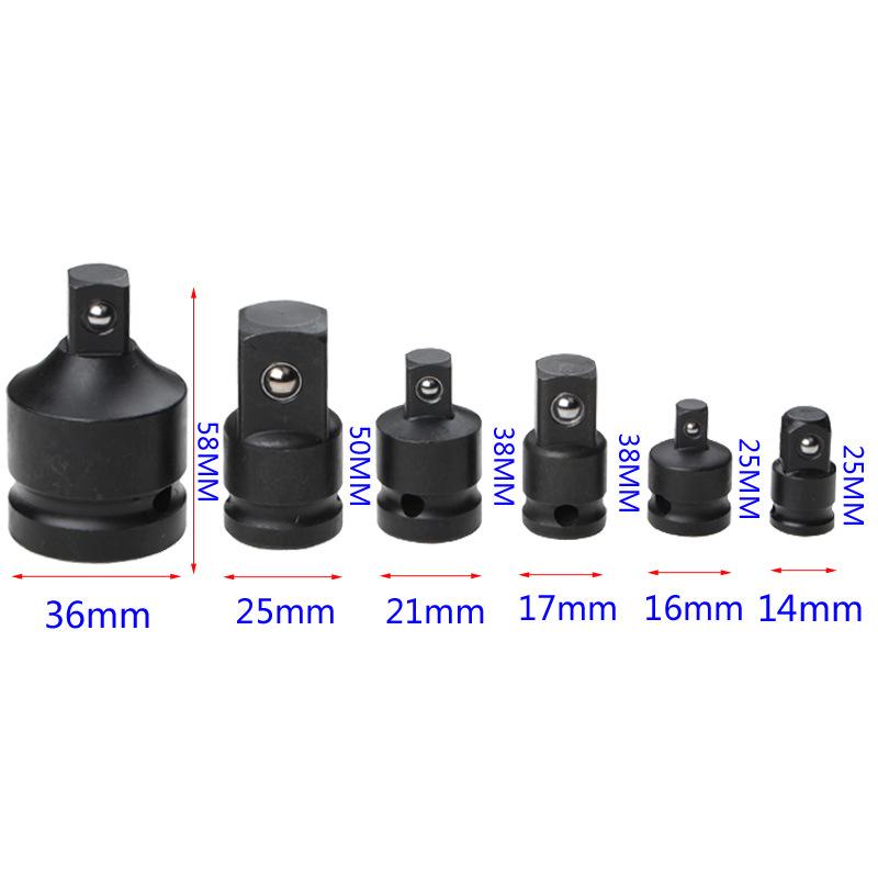 Socket Convertor Adaptor Reducer Set 1/2 To 3/8 3/8 To 1/4 3/4 To 1/2 Impact Socket Adaptor for Car Bicycle Garage Repair Tool