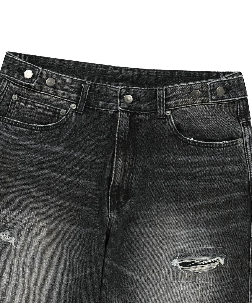 ENDOOR Archive Repair Denim Pants (Black)