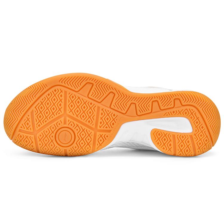 New LiNing Feather Abrasion Resistant Low Top Badminton Shoes Unisex White Black AYTT023-3