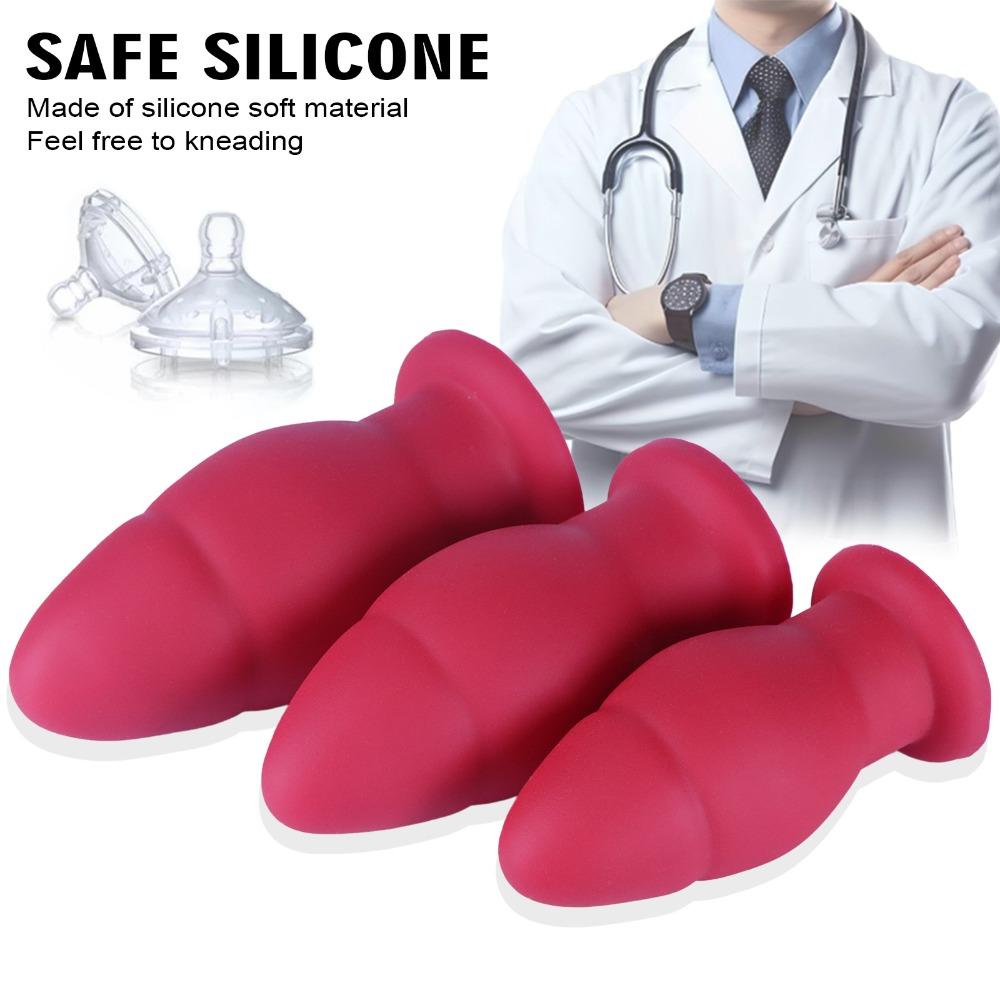 Large Size Anal Plug Unisex Wearable SM Adult Toy for Men & Women - Comfortable Silicone Anal Dilator for Intimate Pleasure