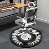 Full Moon Phase Chair Mat: Home Decor, Sofa Carpet, Office Rug Gift for Any Room1118135a