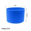 1Pc 27G 7cm 16 Colour Soft Silicone Heat Insulated Cup Sleeve Antiskid Grain Stripes Non-slip Wraps Glass Odorless Anti Slip