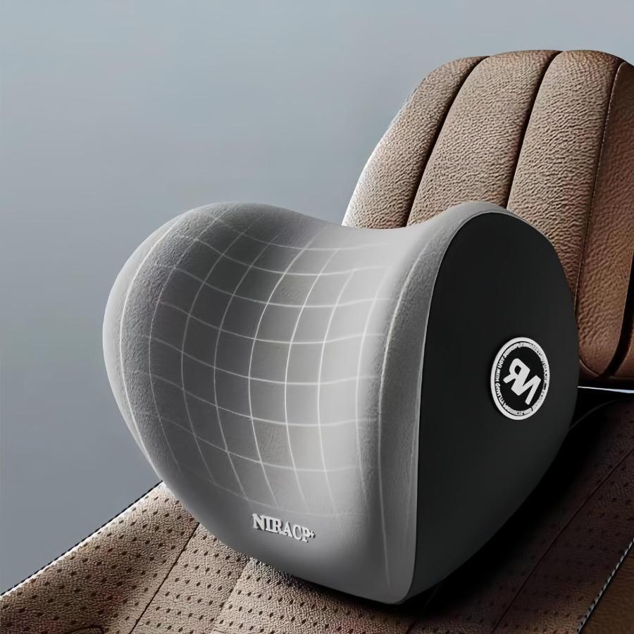 Car Headrest Space Memory Foam Headrest Lumbar Pad Vehicle Supplies Lumbar Support Pillow Car Lumbar Pad To Relieve Fatigue Office Headrest