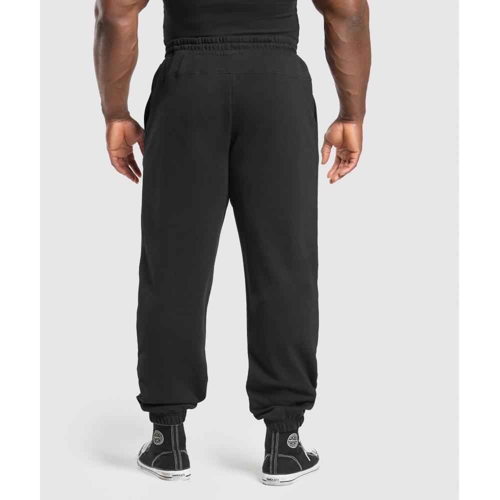 Gymshark Global Lifting Oversized Essential Joggers Black Conditioning Red A5a8k Bc1d