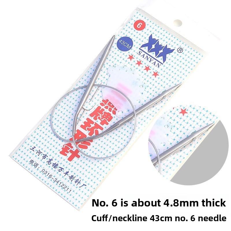 Circular Knitting Needles for Making Sleeve Sweaters, Stainless Steel Circular Knitting Needles, Sweater Knitting Circular Needles