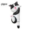 Unique Home Interior Accents 3D Cat Light Switch Sticker, Decorative Resin Wall Plate Cover, Cute Animal Double Socket Guard Stickers, Peel And Stick