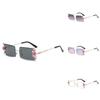 Elegant 2022 Gradient Sunglasses With Diamond Inlaid Gold Frame For Women