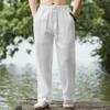 Men's Chinese Style Retro Summer Casual Straight-Leg Pants