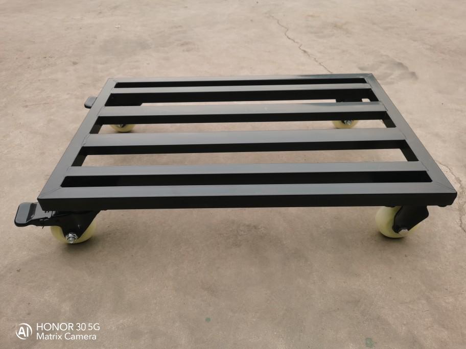 Heavy Duty Flatbed Trolley with Large Wheels for Transport
